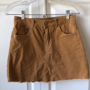 2/$10 Blue Blush Corduroy Mini Skirt